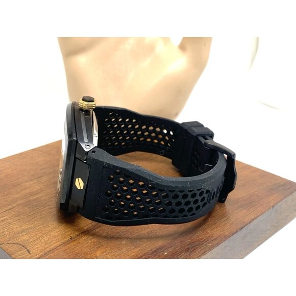 Philipp Plein Men's Watch PWBAA0521 Skull Automatic Black Rubber Strap 44mm - Picture 9 of 14